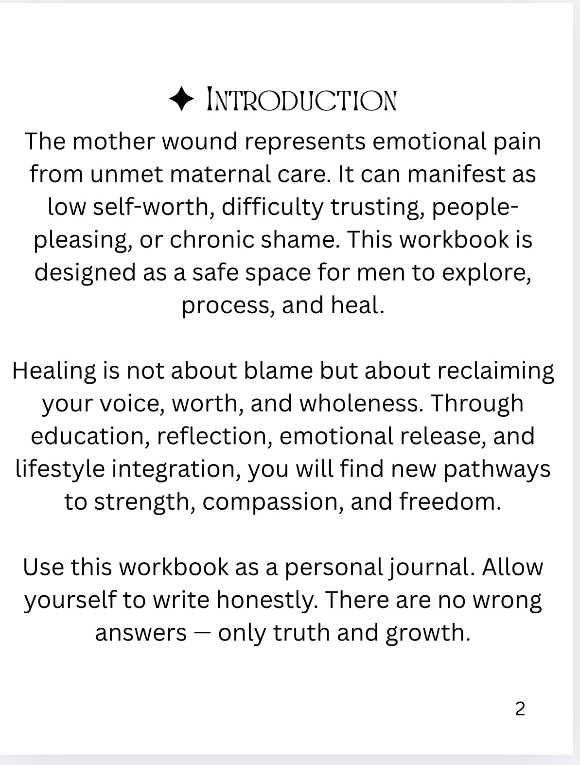 The Mother Wound In Men